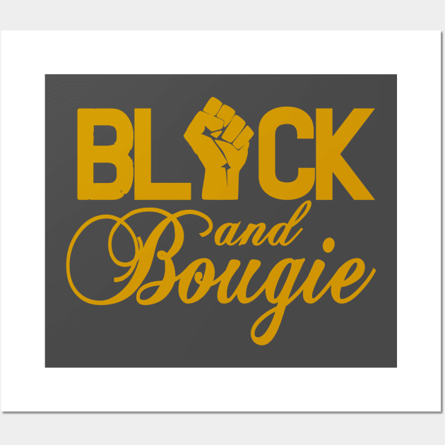 Black and Bougie T-Shirt Wall Art by dgray95